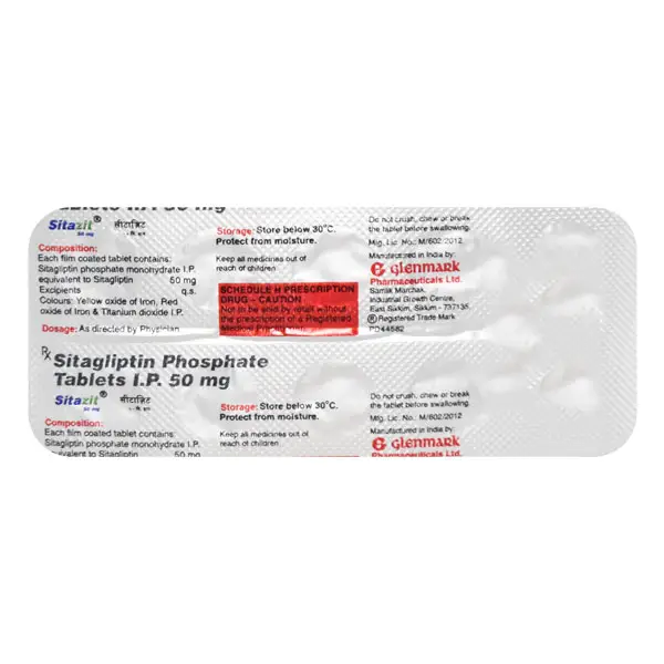 Sitazit 50mg Tablet